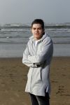Bloemendaal 8 februari 2015
Jordy Maas op het strand bij Bloemendaal