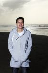 Bloemendaal 8 februari 2015
Jordy Maas op het strand bij Bloemendaal