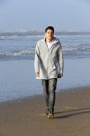 Bloemendaal 8 februari 2015
Jordy Maas op het strand bij Bloemendaal