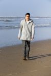 Bloemendaal 8 februari 2015
Jordy Maas op het strand bij Bloemendaal