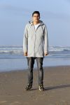 Bloemendaal 8 februari 2015
Jordy Maas op het strand bij Bloemendaal