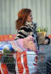 Uitdam/Amsterdam 17 januari 2015
Katja Schuurman rijdt met dochter Sammie van hun huis naar een landwinkel in Amsterdam waar ze samen boodschappen doen.