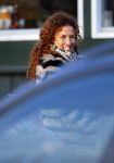 Uitdam/Amsterdam 17 januari 2015
Katja Schuurman rijdt met dochter Sammie van hun huis naar een landwinkel in Amsterdam waar ze samen boodschappen doen.
