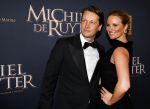 Amsterdam 26 januari 2015
Premiere Michiel de Ruyter film in het scheepvaartmuseum met de cast:
de hoofdrolspelers Frank Lammers, Sanne Langelaar, Barry Atsma, Egbert-Jan Weeber, Derek de Lint, Hajo Bruins,  Lieke van Lexmond, Lukas Dijkema, Pip Pellens, Jelle de Jong, Nils Verkooijen, Jules Croiset, Jada Borsato, Tygo Gernandt, Roeland Fernhout, Victor LÃ¶w, Joost Koning, Isa Lammers, Bas van Prooijen, Michael Nierse, Ids van der Krieke, Rein Hofman, Rene van Asten en Tim de Zwar.
Lieke met vriend Bas v Veggel