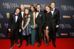 Amsterdam 26 januari 2015
Premiere Michiel de Ruyter film in het scheepvaartmuseum Marco Borsato  Leontine Borsato Luca Borsato Jada Borsato en Senna Borsato 
Jada met vriendje en Luca met vriendinnetje