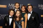 Amsterdam 26 januari 2015
Premiere Michiel de Ruyter film in het scheepvaartmuseum 
Marco Borsato  Leontine Borsato Luca Borsato Jada Borsato en Senna Borsato
