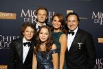 Amsterdam 26 januari 2015
Premiere Michiel de Ruyter film in het scheepvaartmuseum 
Marco Borsato  Leontine Borsato Luca Borsato Jada Borsato en Senna Borsato