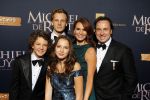 Amsterdam 26 januari 2015
Premiere Michiel de Ruyter film in het scheepvaartmuseum 
Marco Borsato  Leontine Borsato Luca Borsato Jada Borsato en Senna Borsato