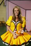 Purmerend 7 februari 2015
Monique Smit zwanger aan het repeteren voor haar nieuwe kindershow.