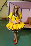 Purmerend 7 februari 2015
Monique Smit zwanger aan het repeteren voor haar nieuwe kindershow.