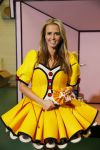 Purmerend 7 februari 2015
Monique Smit zwanger aan het repeteren voor haar nieuwe kindershow.