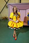 Purmerend 7 februari 2015
Monique Smit zwanger aan het repeteren voor haar nieuwe kindershow.