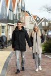 Volendam 8 februari 2015
Monique Smit zwanger met haar vriend Martijn in Volendam.