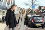 Volendam 8 februari 2015
Monique Smit zwanger met haar vriend Martijn in Volendam.