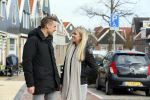 Volendam 8 februari 2015
Monique Smit zwanger met haar vriend Martijn in Volendam.