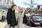 Volendam 8 februari 2015
Monique Smit zwanger met haar vriend Martijn in Volendam.