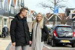 Volendam 8 februari 2015
Monique Smit zwanger met haar vriend Martijn in Volendam.