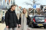 Volendam 8 februari 2015
Monique Smit zwanger met haar vriend Martijn in Volendam.