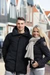 Volendam 8 februari 2015
Monique Smit zwanger met haar vriend Martijn in Volendam.