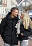 Volendam 8 februari 2015
Monique Smit zwanger met haar vriend Martijn in Volendam.