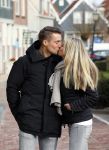 Volendam 8 februari 2015
Monique Smit zwanger met haar vriend Martijn in Volendam.