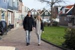 Volendam 8 februari 2015
Monique Smit zwanger met haar vriend Martijn in Volendam.