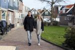 Volendam 8 februari 2015
Monique Smit zwanger met haar vriend Martijn in Volendam.