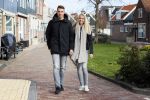 Volendam 8 februari 2015
Monique Smit zwanger met haar vriend Martijn in Volendam.