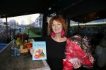 Amsterdam 4 februari 2015  
Boek presentatie van Patty Harpenau. Evert Santegoeds reikt het eerste boek uit.
Patty heeft het samen met Otto Haan gemaakt.