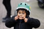 Amsterdam 27 januari 2015
Doutzen Kroes en Sunnery James met zoontje Phyllon James (Gorre)achter de kinderwagen in Amsterdam zuid.