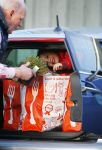 Uitdam/Amsterdam 17 januari 2015
Katja Schuurman rijdt met dochter Sammie van hun huis naar een landwinkel in Amsterdam waar ze samen boodschappen doen.