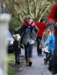 Zuiderwoude 9 februari 2015
Thijs Romer haalt dochter Sammie van school