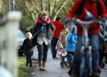 Zuiderwoude 9 februari 2015
Thijs Romer haalt dochter Sammie van school