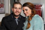 Leiden 27 januari 2015
Premiere De Verleiding van een Moordvrouw in schouwburg van Leiden.
Tim Akkerman met vrouw