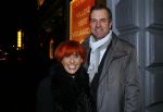 Amsterdam 2 februari 2015
Trea Dobbs met haar nieuwe vriend Peter  bij jubileum concert Willeke Alberti in Carre