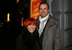 Amsterdam 2 februari 2015
Trea Dobbs met haar nieuwe vriend Peter  bij jubileum concert Willeke Alberti in Carre