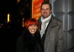 Amsterdam 2 februari 2015
Trea Dobbs met haar nieuwe vriend Peter  bij jubileum concert Willeke Alberti in Carre