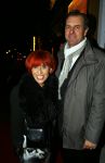Amsterdam 2 februari 2015
Trea Dobbs met haar nieuwe vriend Peter  bij jubileum concert Willeke Alberti in Carre