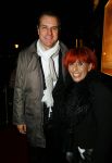 Amsterdam 2 februari 2015
Trea Dobbs met haar nieuwe vriend Peter  bij jubileum concert Willeke Alberti in Carre