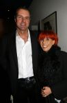 Amsterdam 2 februari 2015
Trea Dobbs met haar nieuwe vriend Peter  bij jubileum concert Willeke Alberti in Carre