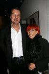 Amsterdam 2 februari 2015
Trea Dobbs met haar nieuwe vriend Peter  bij jubileum concert Willeke Alberti in Carre