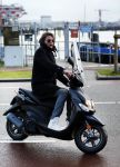 Amsterdam 1 februari 2015
Tygo Gernandt op zijn scooter.