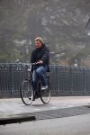 Amsterdam 19 januari 2015
Wim Kieft op de fiets in de mist in amsterdam