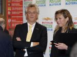 Amsterdam 26 januari 2016
Goed geld gala van de nationale postcode loterij in carre met als hoofdgast George Clooney. Boudewijn Poelmann met vrouw