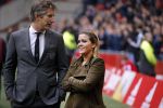 Amsterdam 7 februari 2016
Afscheid John Heitinga voor de wedstrijd AJAX-Feyenoord in de arena.
Zijn vrouw Charlotte Sophie en kinderen Jezebel en Lennox zijn ook aanwezig.