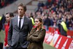 Amsterdam 7 februari 2016
Afscheid John Heitinga voor de wedstrijd AJAX-Feyenoord in de arena.
Zijn vrouw Charlotte Sophie en kinderen Jezebel en Lennox zijn ook aanwezig.