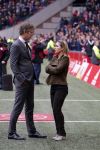 Amsterdam 7 februari 2016
Afscheid John Heitinga voor de wedstrijd AJAX-Feyenoord in de arena.
Zijn vrouw Charlotte Sophie en kinderen Jezebel en Lennox zijn ook aanwezig.