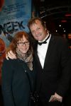 Amsterdam 18 januari 2016 
Premiere Sneekweek in Tuschinski.
Dave Schram met zijn vrouw Maria