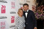 Amsterdam 18 januari 2016
Uitreiking Beau monde awards in het Amstel Hotel.
vrouw erik de Zwart met een vriend