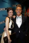 Amsterdam 18 januari 2016 
Premiere Sneekweek in Tuschinski.
Ferry Doedens met Marly v d Velden